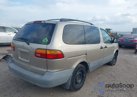 2000 Toyota Sienna Ce z USA, uszkodzony, nr VIN 4T3GF19C3YU224645